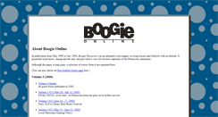 Desktop Screenshot of boogieonline.com