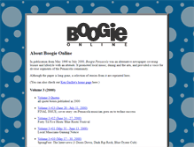 Tablet Screenshot of boogieonline.com